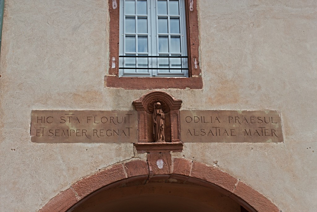 le mont Sainte-Odile Sainte Odile klooster hdr abbaye abdij kerk elzas france frankrijk sint odilia